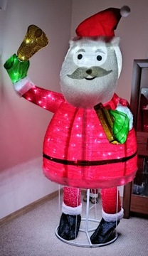 УКРАШЕНИЕ САНТА-КЛАУСА 180 см 200 светодиодов IP44 ТАЙМЕР