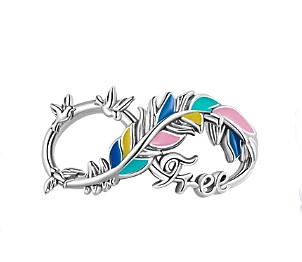 CHARMS ZAWIESZKA NIESKOŃCZONOŚĆ WOLNOŚĆ PIÓRO FREE