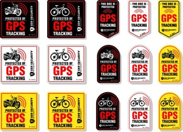 Наклейка GPS-МОНИТОРИНГ - АВТОМОБИЛЬ С НАБЛЮДЕНИЕМ