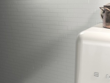 ПЛИТКА ГЛАЗУРЬ БЕЛЫЙ КИРПИЧ КИРПИЧ ЕЛОЧКА 25x5см БЛОК БЕЛЫЙ САТИНОВЫЙ МАТОВЫЙ