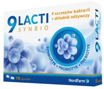 9 LACTI SYNBIO 10 KAPSUŁEK PROBIOTYK