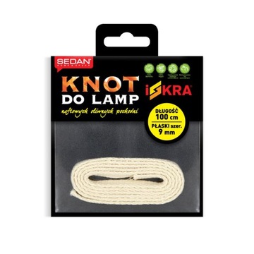Knot do lamp naftowych 9mm POLSKI płaski