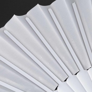 Фан -фанат Японский китайский жарм летняя свадьба для гостей белые