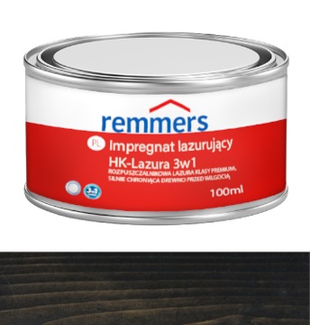 Remmers HK-Lasur impregnat Próbka 100ml Heban