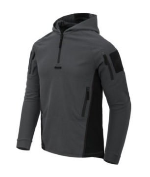 МУЖСКАЯ ТОЛСТОВКА С КАПЮШОНОМ-КЕНГУРУ RANGE HOODIE HELIKON СЕРЫЙ/ЧЕРНЫЙ