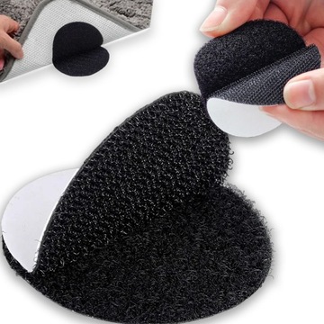 VELCRO КОВРИК САМОКЛЕЯЩИЕСЯ КРЕПЛЕНИЯ КОВРА 10 шт.