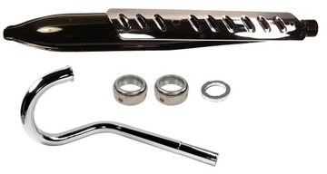 ROMET MOTORYNKA - TŁUMIK KOLANKO NAKRĘTKA ŚWIECA