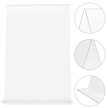 STOJAK NA BIURKO AKRYLOWY STOJAK NA KSIĄŻKI PÓŁKA