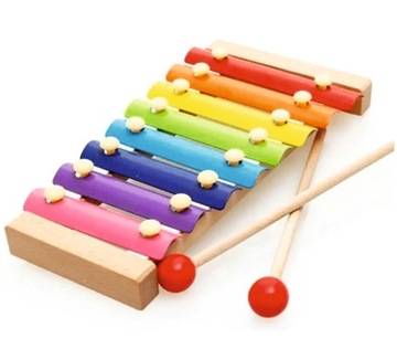 Kolorowe Cymbałki Edukacyjne - Zabawka Muzyczna dla Dzieci - Nauka Muzyki