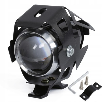 HALOGEN MOTOCYKLOWY LAMPA REFLEKTOR LED CREE 2400l