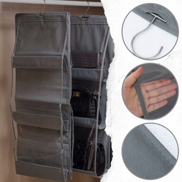 ОРГАНАЙЗЕР ДЛЯ ПОДВЕШИВАНИЯ СУМОК В ШКАФ-вешалка