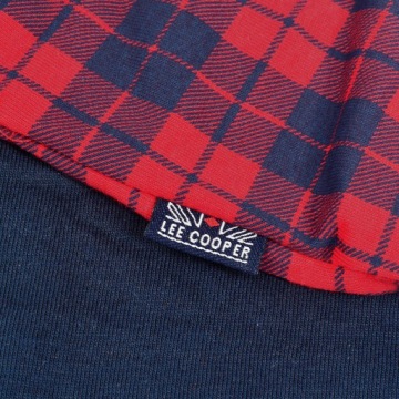 Lee Cooper Мужская хлопковая пижама с длинным рукавом 2025 Размер M