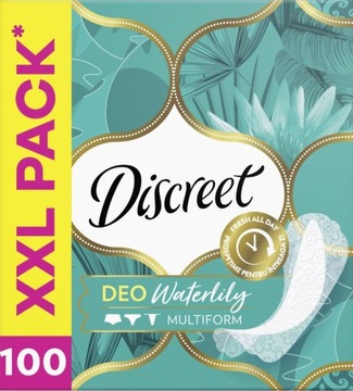 DISCREET WKŁADKI DEO Waterlity Multiform 100SZT