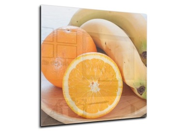 dekor szkło panel hartowany HD 50x50 pomarańcza