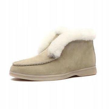 Kobiety Buty śniegowe zimowe futro Loafers