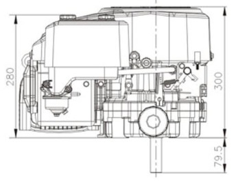 Двигатель внутреннего сгорания Loncin LC1P92F-1 для трактора