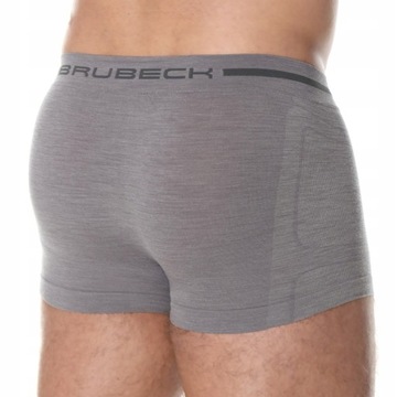 MĘSKIE BOKSERKI MERINO BRUBECK COMFORT WOOL XL