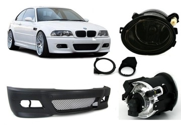 ZDERZAK PRZÓD BMW E46 M3 PAKIET + HALOGENY