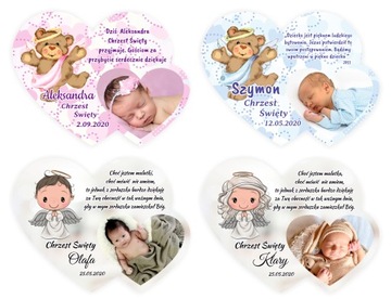 ФОТОМАГНИТ Благодарность Крещение Годовалого + КОНВЕРТ