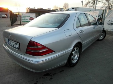 Mercedes Klasa S W220 Sedan 3.2 (320 CDI) 197KM 2002 Mercedes-Benz Klasa S Salon Polska Pelna opcja Niski przebieg 3.2 Diesel, zdjęcie 5