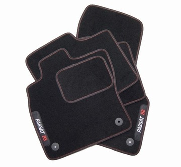 Коврики велюровые Classic Embroidery под модель автомобиля в комплекте с кантом + стопперы.