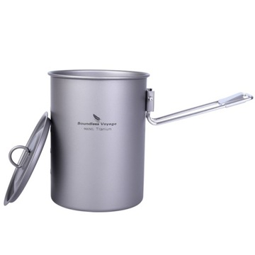 Ti2040C Boundless Voyage 900ml Tytanowy garnek Kub