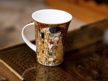 Кружка - Густав Климт, Поцелуй