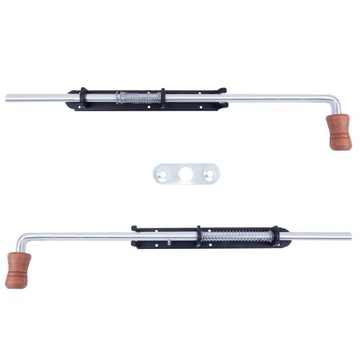 ПРУЖИННЫЙ КЛАПАН 500мм УЗКИЙ ЗАМОК ДЛИННЫЙ КЛАПАН ГАРАЖНЫХ ВОРОТ ЧЕРНЫЙ