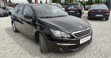 Peugeot 308 II SW 1.2 PureTech 110KM 2014 Peugeot 308 1.2i 110 kM Klima Nawigacja Temp LED Bluetooth Serwis GWARANCJA, zdjęcie 1
