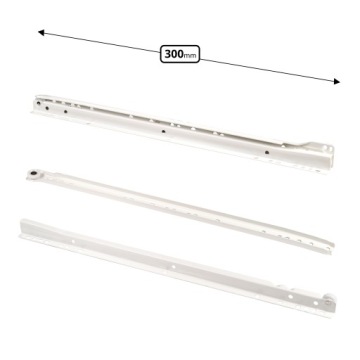 МЕБЕЛЬНЫЕ РОЛИКОВЫЕ НАПРАВЛЯЮЩИЕ FGV ДЛЯ ЯЩИКОВ 300 мм