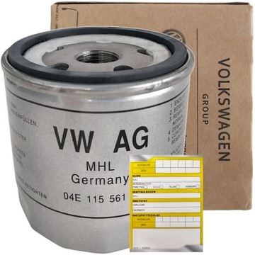 04E115561AC ORYGINAŁ OE VAG FILTR OLEJU OP616/3 W715/95 VW AUDI SEAT SKODA