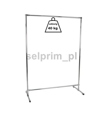 МЕТАЛЛИЧЕСКАЯ ВЕШАЛКА 1М для ОДЕЖДЫ ГАРДЕРОБ