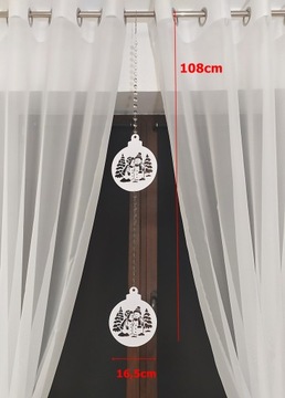 Кулон Новогоднее украшение Безделушка на окно Ажурная гирлянда