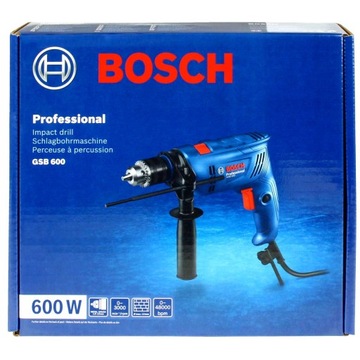 УДАРНАЯ ДРЕЛЬ 550ВТ GSB 1300 BOSCH