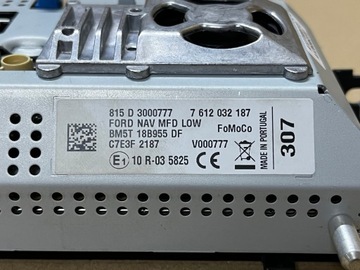 C-MAX MK2 10- RADIO NAWIGACJA PANEL KOMPLET BM5T18B955DF
