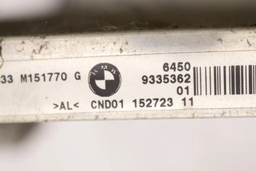 BMW 3 F31 CHLADIČ KLIMATIZACE 9335362