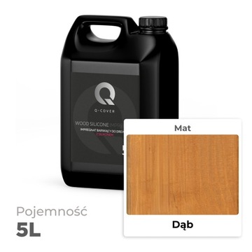 КРАСОЧНАЯ ПРОПИВКА ДЛЯ ДЕРЕВА С СИЛИКОНОМ 2в1 ДУБ МАТОВЫЙ 5л