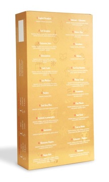 Адвент-календарь с подарком из листового чая