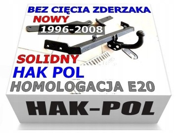 HAK HOLOWNICZY PEUGEOT PARTNER CITROEN BERLINGO+fl