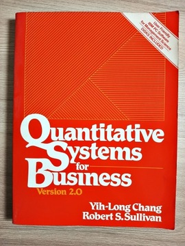 Quantitative Systems for Business Version 2.0 - Yih-Long Chang
