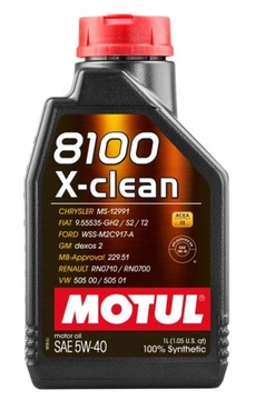 MOTUL OLEJ MOTUL 5W40 1L 8100 X-CLEAN C3 / SN / LL