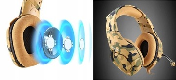 ИГРОВЫЕ НАУШНИКИ ДЛЯ ИГРЫ ДЛЯ PS4 И XBOX ONE K1B МИКРОФОН