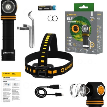 МОЩНЫЙ МУЛЬТИВЕЛОСИПЕДНЫЙ ФАР ARMYTEK USB WARM ELF C2