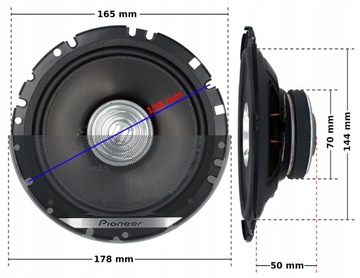 ДИНАМИКИ PIONEER Peugeot 206 207 307 407 Citroen C2 C3 C4 C5 XSARA PICASSO