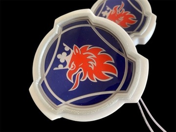Scania znaczek LED biały Vabis Gryf