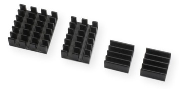 Zestaw 4 radiatorów dedykowany do Raspberry Pi 4B