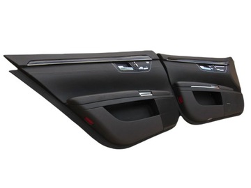 MERCEDES S W221 221 LONG ČALOUNĚNÍ SEDADLO SEDADLA POHOVKA BOKY ČERVENÁ NIC