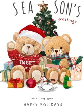 Термоперенос Ralph Teddy Bear With Teddy Bear Pair от 3 до 15 см