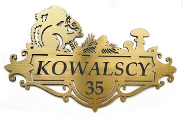 ТАБЛИЧКА для дверей, дома, ворот, ФАМИЛИЯ, гравировка, Фамилии, НОМЕР, 29х18, УФ-фильтр