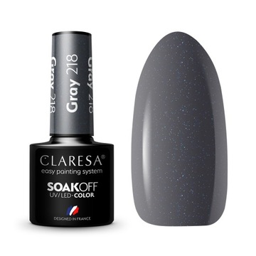 Claresa Lakiery hybrydowe 5ml Gray 218